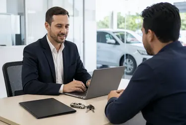 Atendimento para licenciamento de veículos realizado por profissionais em um despachante.
